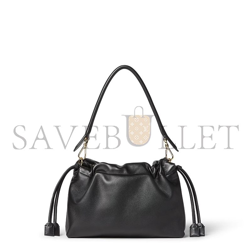 FENDI MAMMA BAGUETTE MEDIUM BLACK NAPPA LEATHER BAG 8BR833AQ0DF0KUR (26.5*18*8.5cm)
